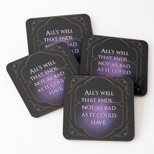 Item preview, Baldur’s Gate 3 - Tav Quote - All’s Well That Ends designed and sold by HaelaDesigns.