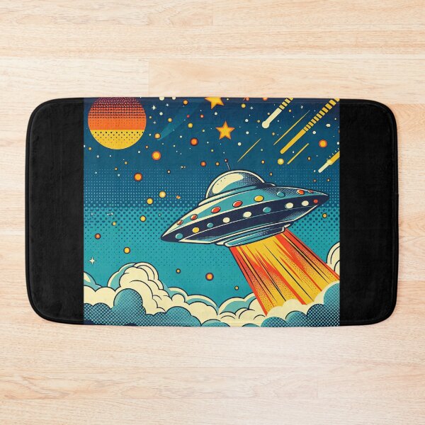 Item preview, Retro Spaceship Pop Art Style designed and sold by artofuniverse.