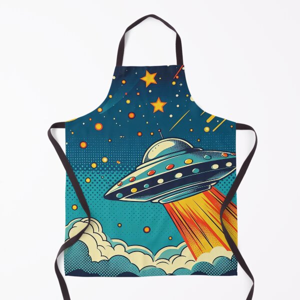 Item preview, Retro Spaceship Pop Art Style designed and sold by artofuniverse.