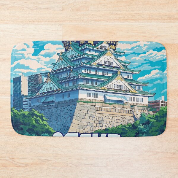 Item preview, Stunning Osaka Japan Artwork – Iconic Landmarks & Vibrant Cityscape Wall Art designed and sold by nomiraclehere.