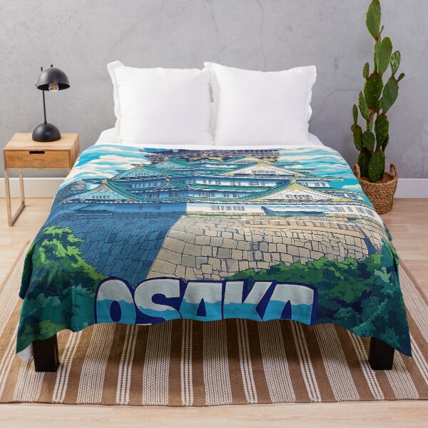 Item preview, Stunning Osaka Japan Artwork – Iconic Landmarks & Vibrant Cityscape Wall Art designed and sold by nomiraclehere.