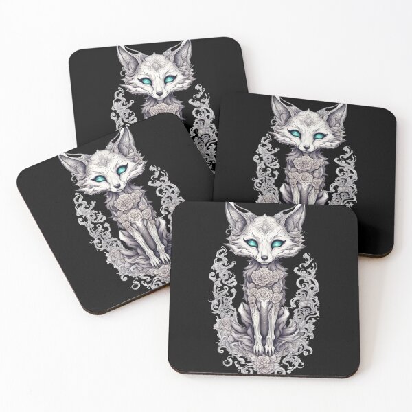 Item preview, Mystical Fox and Skeleton Artwork designed and sold by Mechanical-Artt.