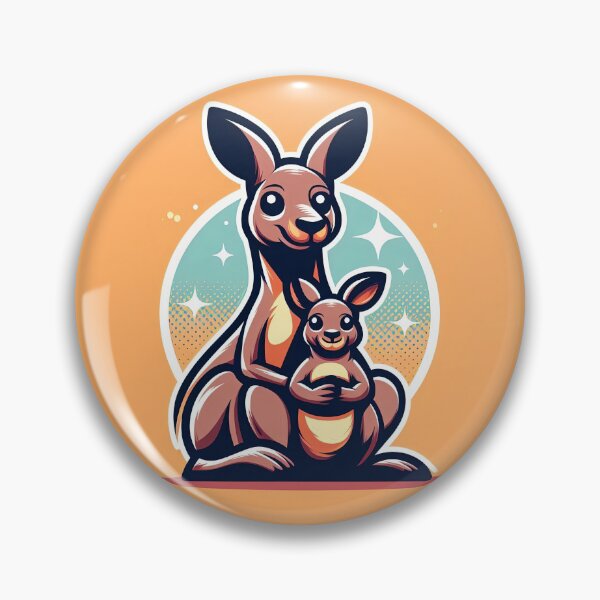 Item preview, Kangaroo Pop Art Style designed and sold by artofuniverse.