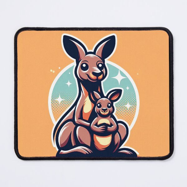 Item preview, Kangaroo Pop Art Style designed and sold by artofuniverse.