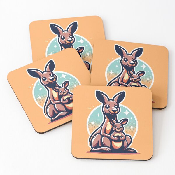Item preview, Kangaroo Pop Art Style designed and sold by artofuniverse.