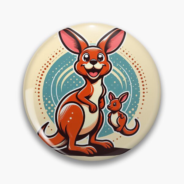 Item preview, Kangaroo Pop Art Style designed and sold by artofuniverse.