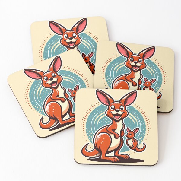 Item preview, Kangaroo Pop Art Style designed and sold by artofuniverse.