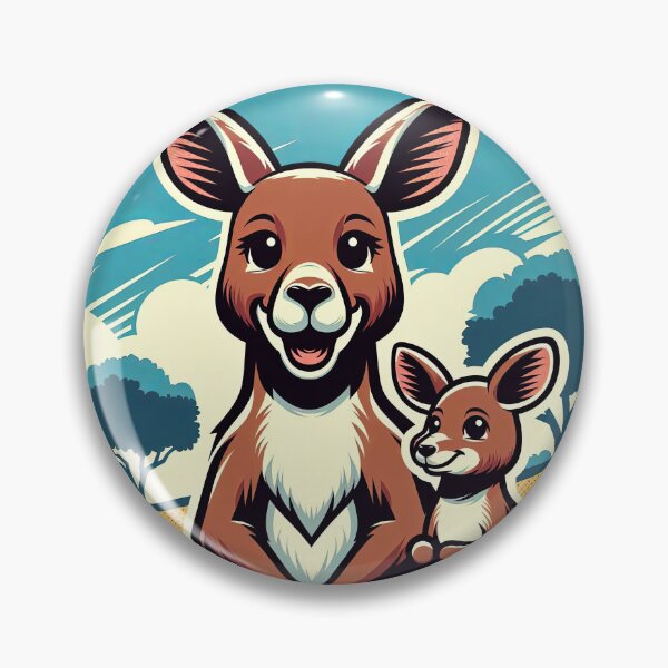 Item preview, Kangaroo Pop Art Style designed and sold by artofuniverse.