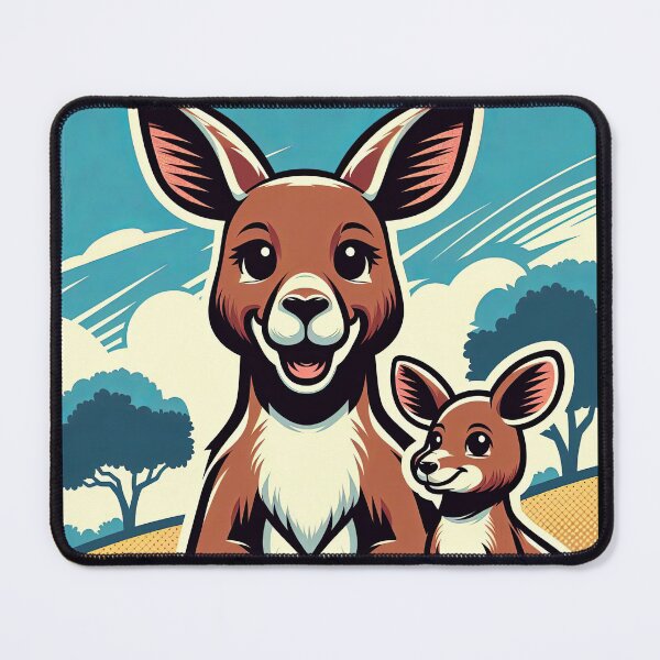 Item preview, Kangaroo Pop Art Style designed and sold by artofuniverse.