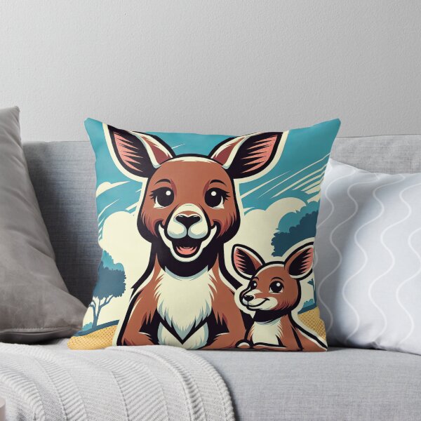 Item preview, Kangaroo Pop Art Style designed and sold by artofuniverse.