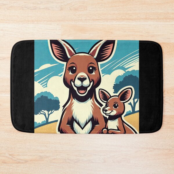 Item preview, Kangaroo Pop Art Style designed and sold by artofuniverse.