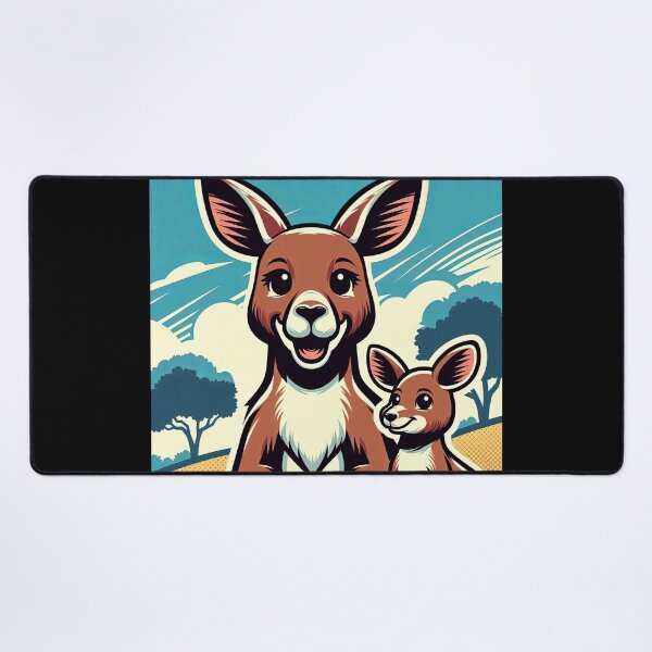 Item preview, Kangaroo Pop Art Style designed and sold by artofuniverse.