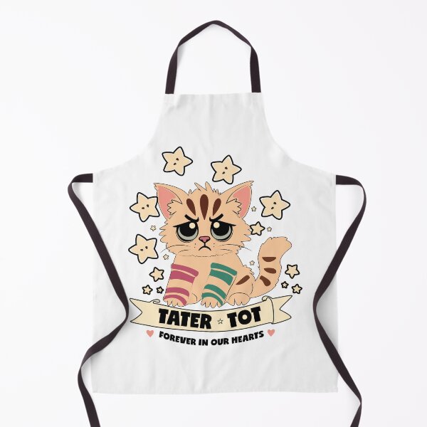 Item preview, Tater Tot Grumpy Cat in Striped Socks - Cute & Quirky Starry Design - Forever Missed designed and sold by ArtfullyJua.