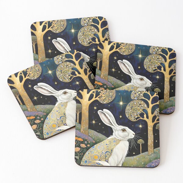 Item preview, Moongazing White Hare designed and sold by SabenaArtwork.