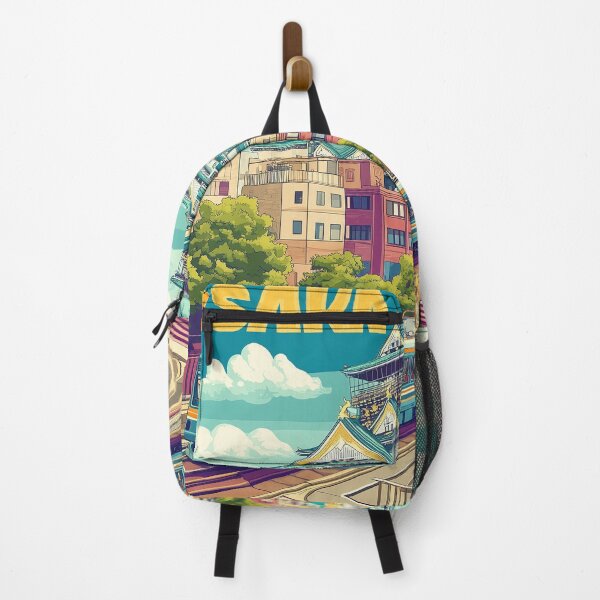 Item preview, Stunning Osaka Japan Artwork – Iconic Landmarks & Vibrant Cityscape Wall Art designed and sold by nomiraclehere.