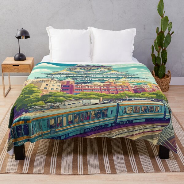 Item preview, Stunning Osaka Japan Artwork – Iconic Landmarks & Vibrant Cityscape Wall Art designed and sold by nomiraclehere.