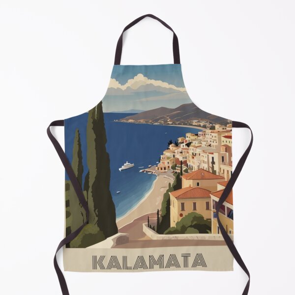 Item preview, 022 Vintage Kalamata, Greece Poster Design designed and sold by Alexis Art Collection.