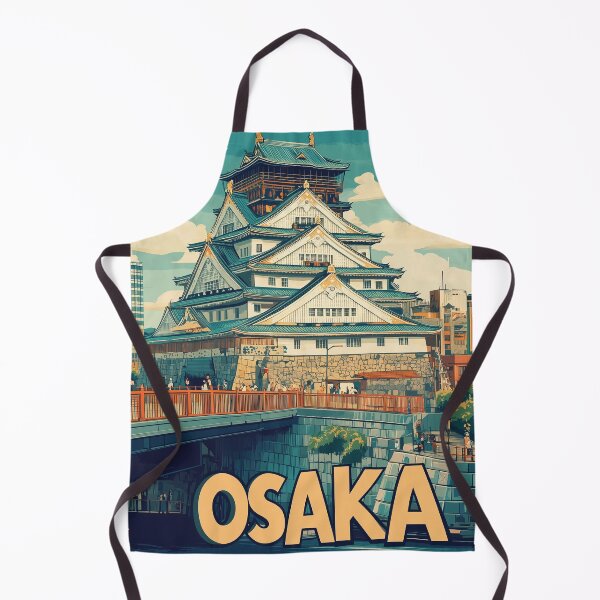 Item preview, Stunning Osaka Japan Artwork – Iconic Landmarks & Vibrant Cityscape Wall Art designed and sold by nomiraclehere.