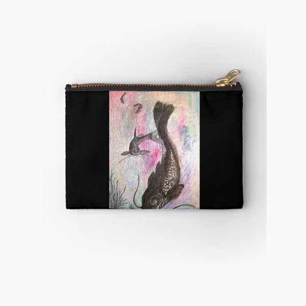 Item preview, Catfish - Original Oil on recycled canvas designed and sold by Jamie  Taylor.