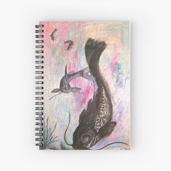 Item preview, Catfish - Original Oil on recycled canvas designed and sold by Jamie  Taylor.