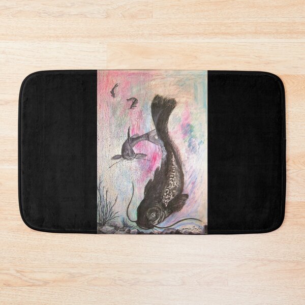 Item preview, Catfish - Original Oil on recycled canvas designed and sold by Jamie  Taylor.