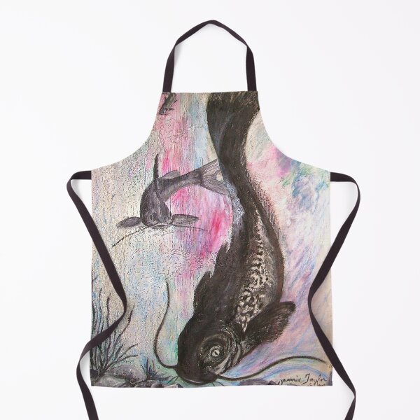 Item preview, Catfish - Original Oil on recycled canvas designed and sold by Jamie Taylor.