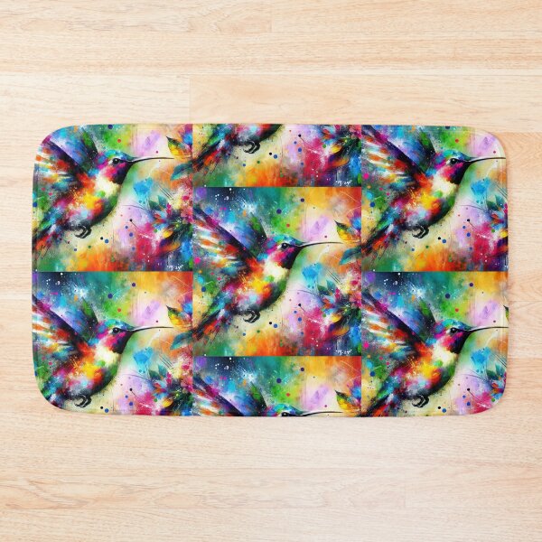 Item preview, Colorful Hovering Hummingbird designed and sold by oceanlady65.