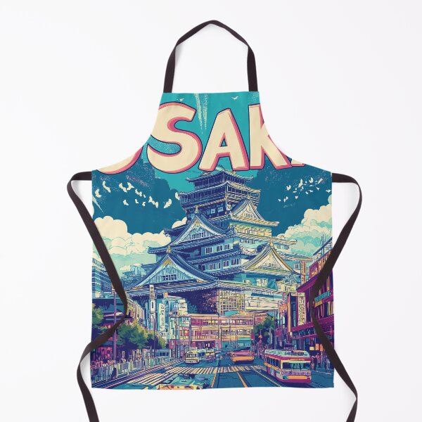 Item preview, Stunning Osaka Japan Artwork – Iconic Landmarks & Vibrant Cityscape Wall Art designed and sold by nomiraclehere.