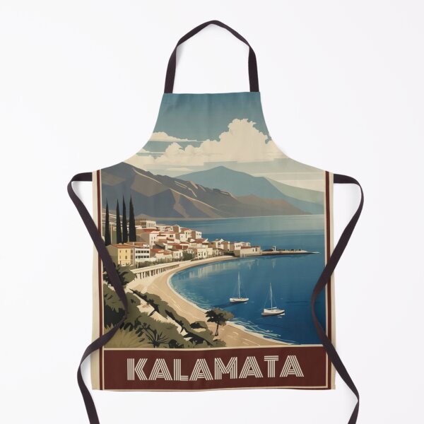 Item preview, 023 Vintage Kalamata, Greece Poster Design designed and sold by Alexis Art Collection.