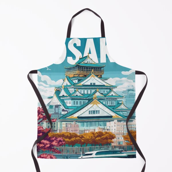 Item preview, Stunning Osaka Japan Artwork – Iconic Landmarks & Vibrant Cityscape Wall Art designed and sold by nomiraclehere.