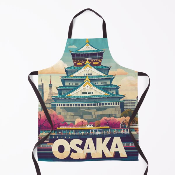 Item preview, Stunning Osaka Japan Artwork – Iconic Landmarks & Vibrant Cityscape Wall Art designed and sold by nomiraclehere.