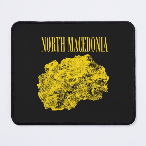 Item preview, Distressed NORTH MACEDONIA 90s Grunge Rock Style designed and sold by pelagio.