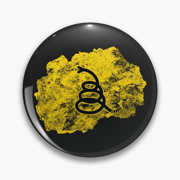 Item preview, Distressed NORTH MACEDONIA - Freedom Is The Superpower - Modern Gadsden Snake Flag - Dont Tread On Me design designed and sold by pelagio.