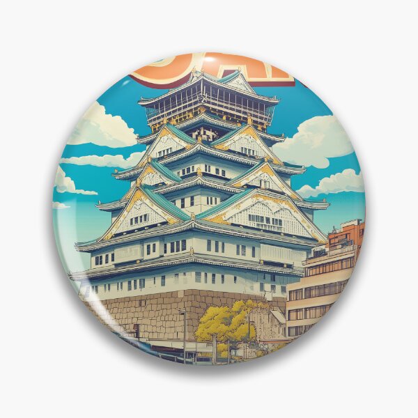 Item preview, Stunning Osaka Japan Artwork – Iconic Landmarks & Vibrant Cityscape Wall Art designed and sold by nomiraclehere.