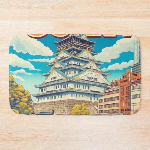 Item preview, Stunning Osaka Japan Artwork – Iconic Landmarks & Vibrant Cityscape Wall Art designed and sold by nomiraclehere.