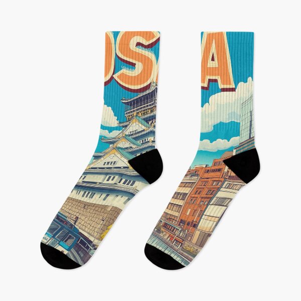 Item preview, Stunning Osaka Japan Artwork – Iconic Landmarks & Vibrant Cityscape Wall Art designed and sold by nomiraclehere.