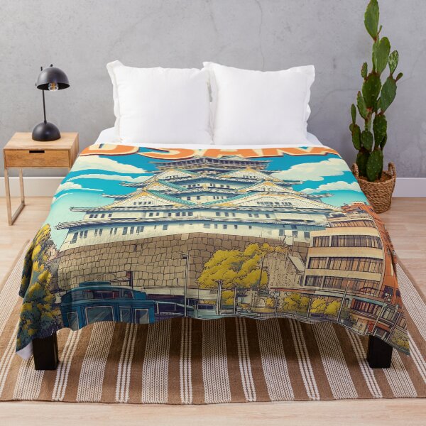 Item preview, Stunning Osaka Japan Artwork – Iconic Landmarks & Vibrant Cityscape Wall Art designed and sold by nomiraclehere.