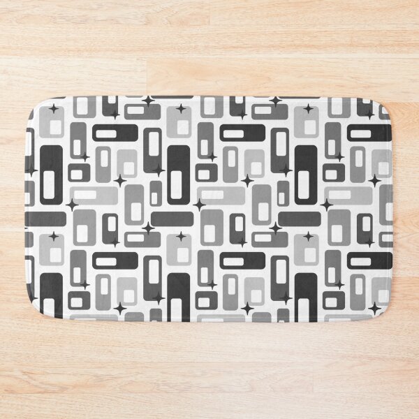 Item preview, Retro Atomic capsules starbursts black white designed and sold by Dana Du.