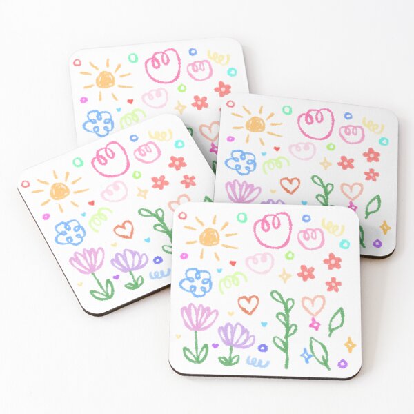 Item preview, Flower Crayon Doodle designed and sold by rebeckym.