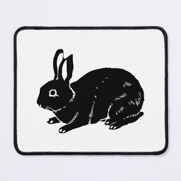 Item preview, Black Mini Rex Rabbit Hotot Bunny designed and sold by wigobun.