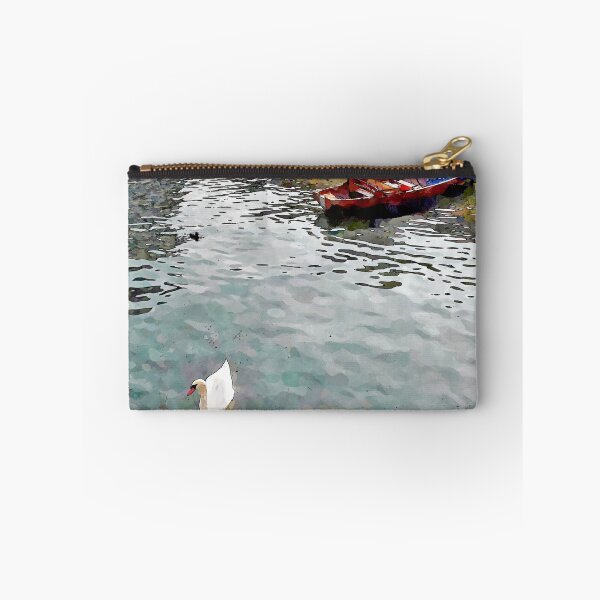 Item preview, Arona: Swan with boat on the shoreline of the lake designed and sold by Giuseppe Cocco.