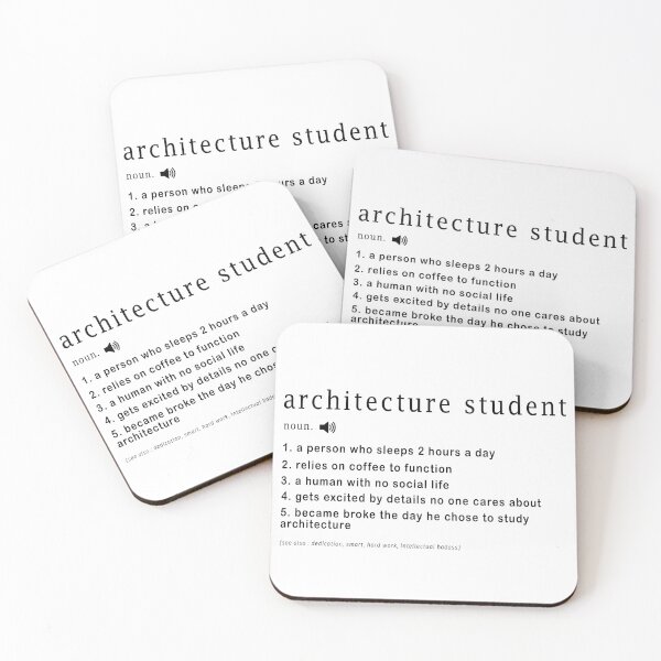 Item preview, Architecture student Funny Relatable Definition  designed and sold by Aymanerachif.