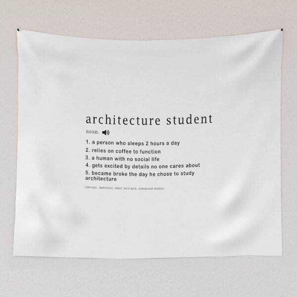 Item preview, Architecture student Funny Relatable Definition  designed and sold by Aymanerachif.