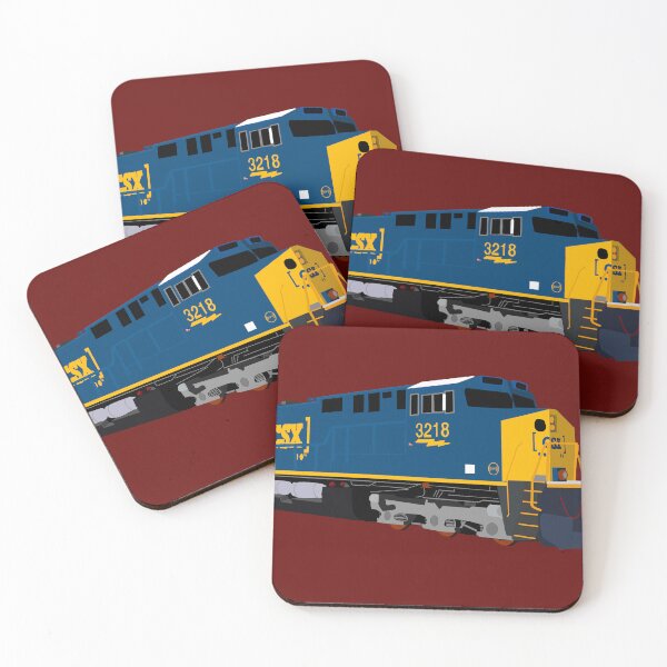 Item preview, CSX ES44AH No. 3218 Digital Drawing designed and sold by SDGraphicZ.