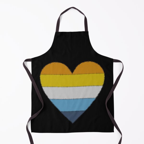 Item preview, Aroace heart (on black) designed and sold by nerdspride.