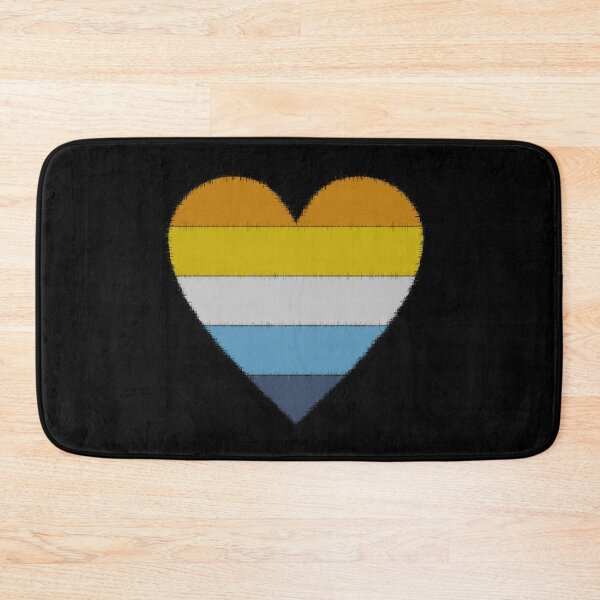 Item preview, Aroace heart (on black) designed and sold by nerdspride.