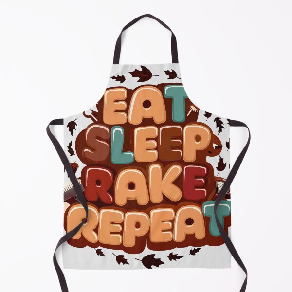 Item preview, Sticker T-Shirt Design Trending: Eat, Sleep, Rake, Repeat designed and sold by ForeverPrintsOK.