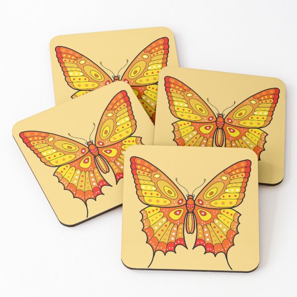Item preview, Orange Lesser Spotted Butterfly designed and sold by Heathcote Living.