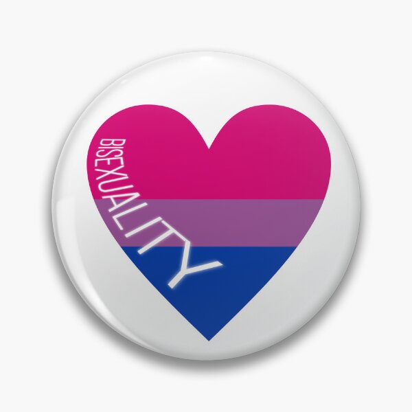 Item preview, Bisexuality heart designed and sold by nerdspride.