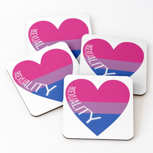 Item preview, Bisexuality heart designed and sold by nerdspride.